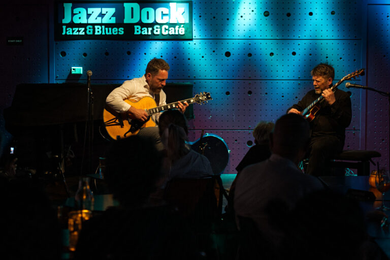 Concert with Libor Smoldas and Nigel Price at Jazz Dock, Prague