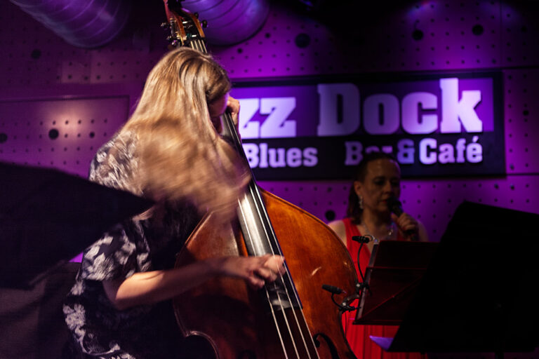 Voice-Double Bass Octet concert at Jazz Dock, Prague 22.6.2026
