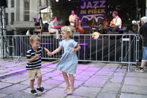 Dancing kids at Jazz in Pisek