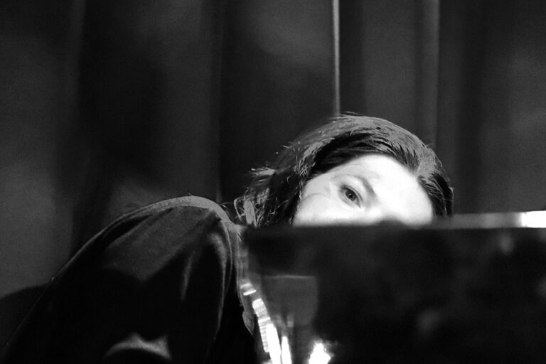 Kristina Barta behind the piano