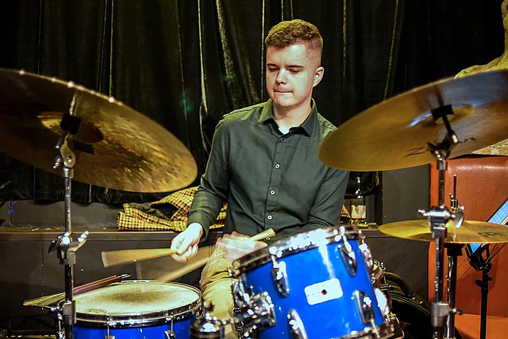 Ladislav Nič drummer and organiser for LibeJazz